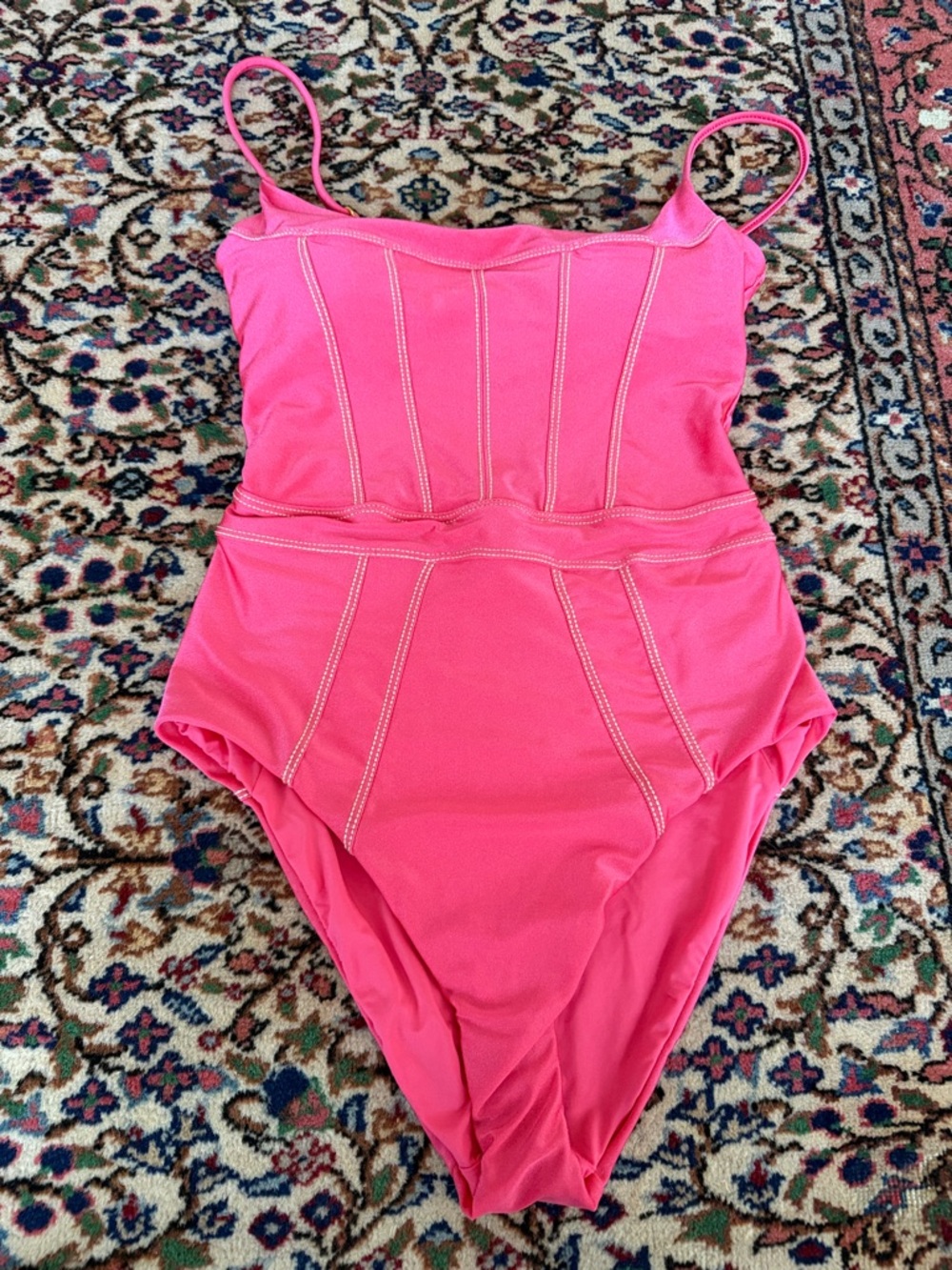 BECCA Seam-Detail One-Piece Swimsuit NWT $148